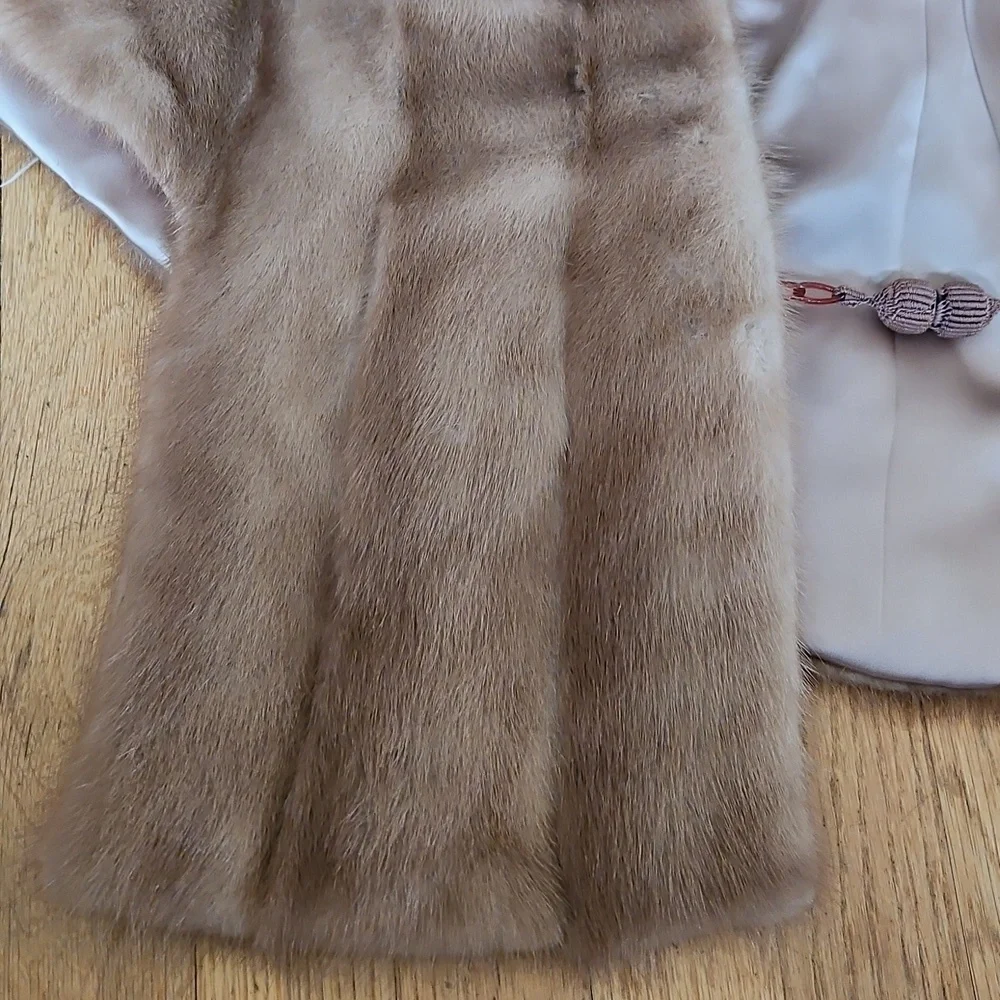 Vintage real mink shawl wrap S/M